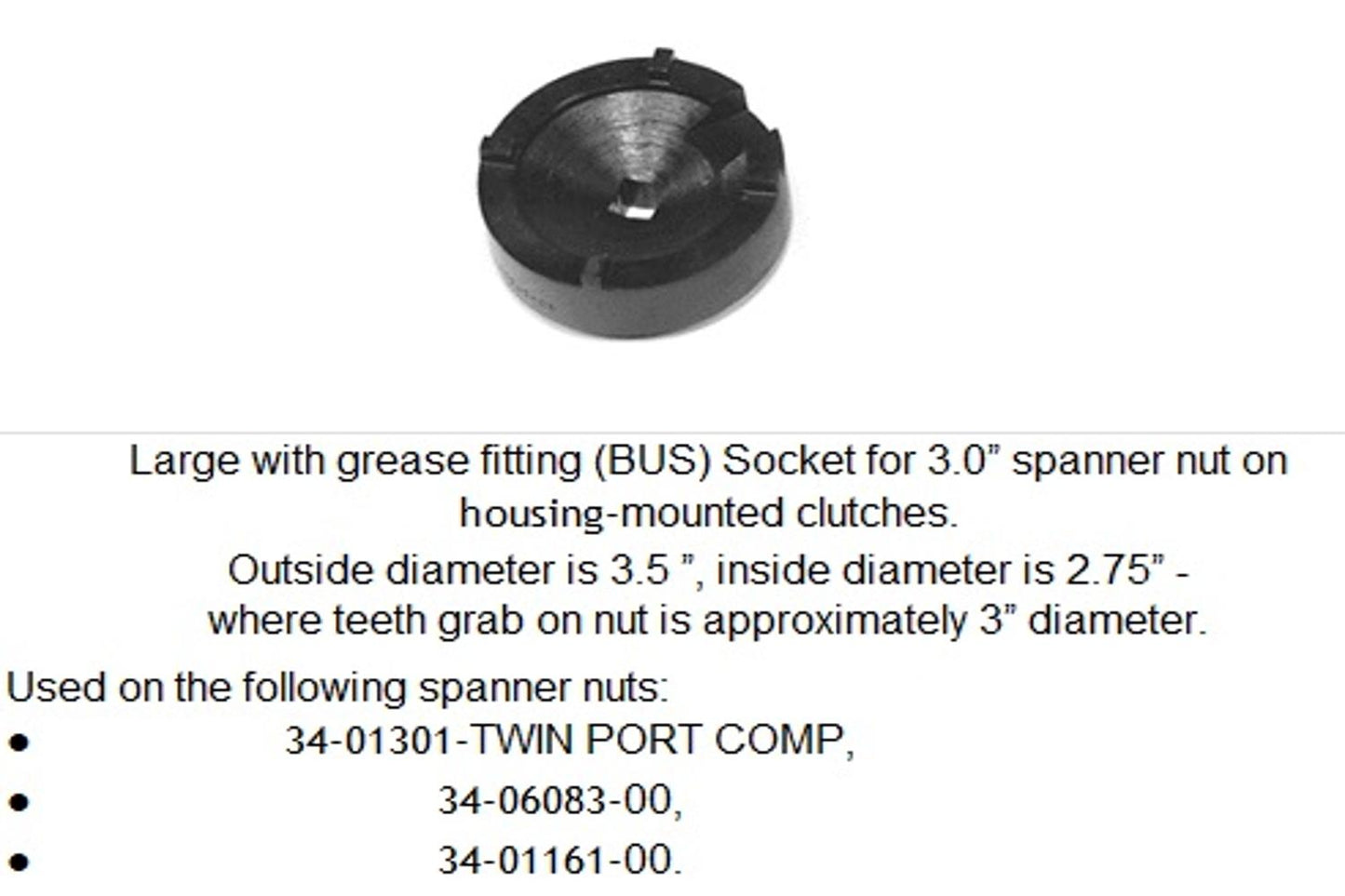 07-00242-01-SOCKET, SPANNER NUT(TL)