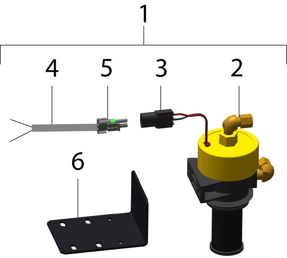 76-61381-00-KIT FUELPUMP VECTOR-MAXIMA (FUEL PUMP, HARNESS, BRACKET)