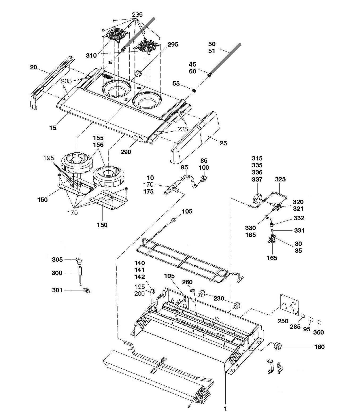Evaporator MXL 1100