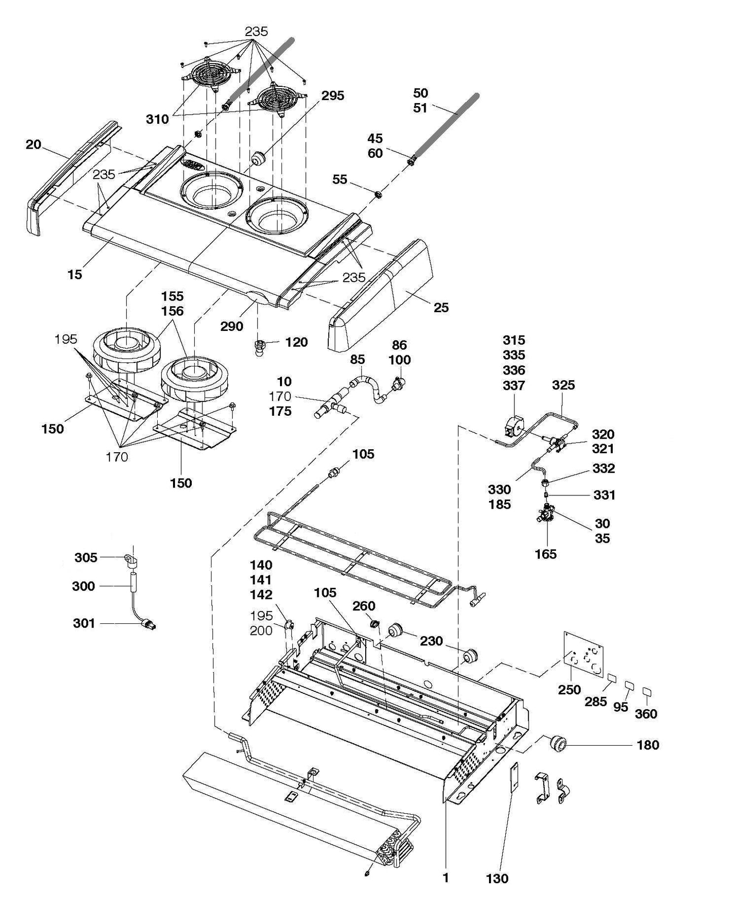 Evaporator MXL 1100