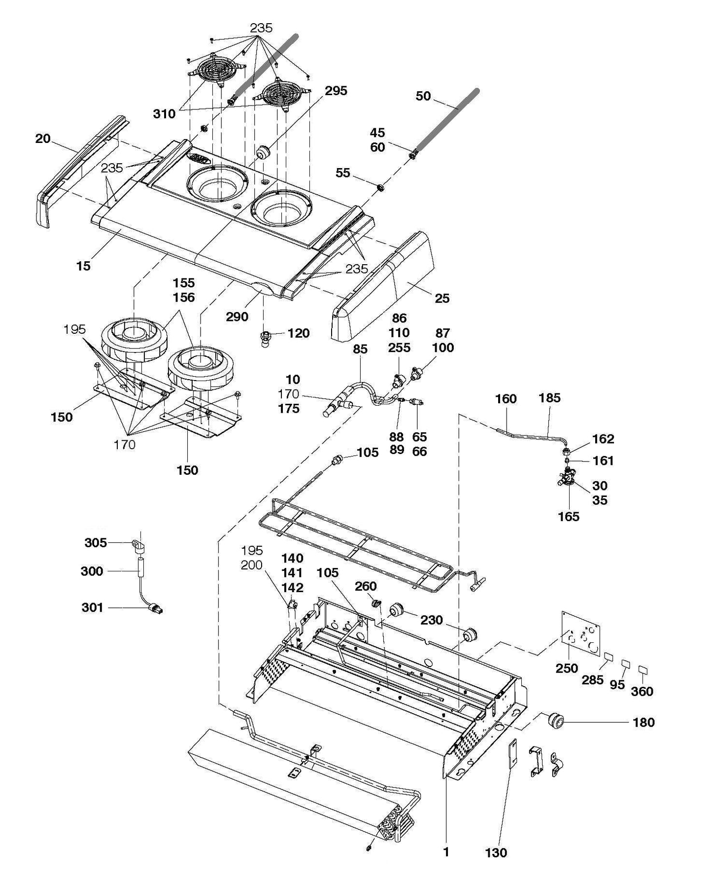 Evaporator MXL 1100