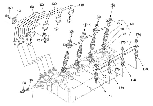 Nozzle Holder And Glow Plug
