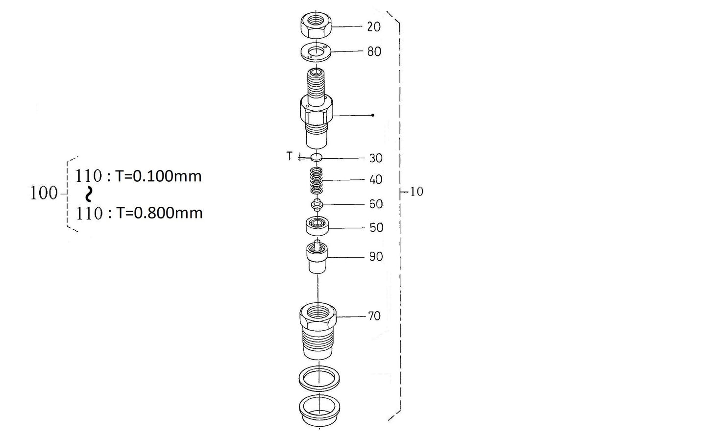 Nozzle Holder (Component Parts)