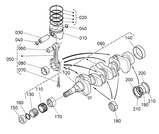 Piston And Crankshaft