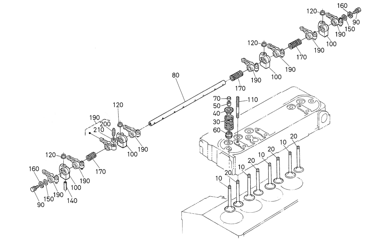 Valve And Rocker Arm