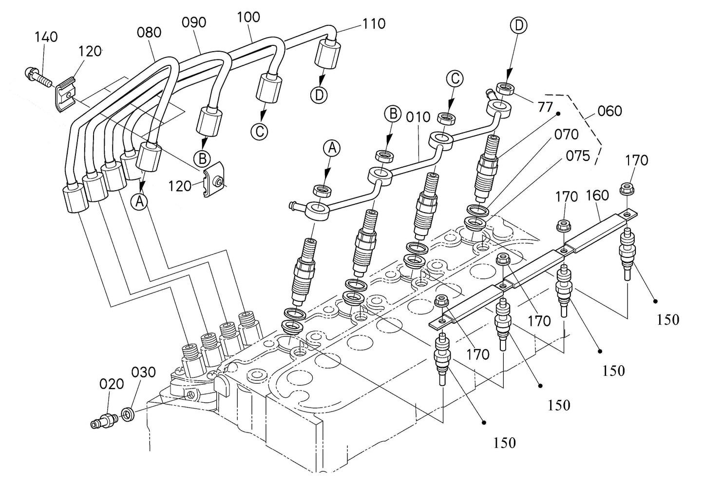 Nozzle Holder And Glow Plug