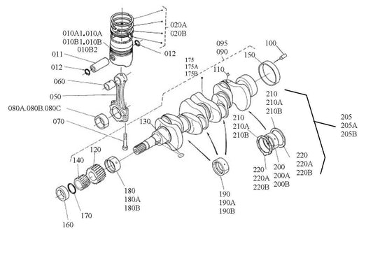 Piston And Crankshaft