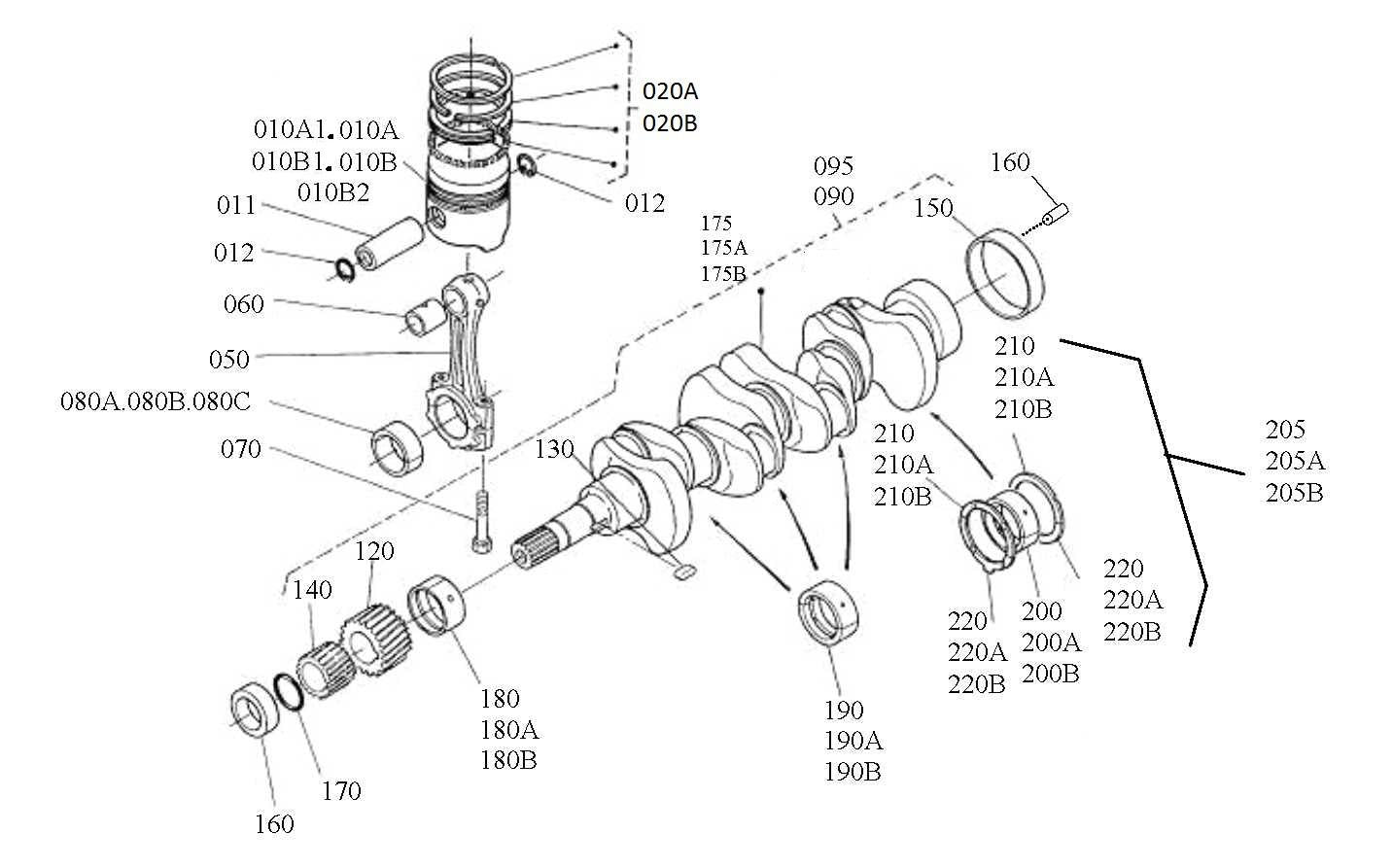 Piston And Crankshaft