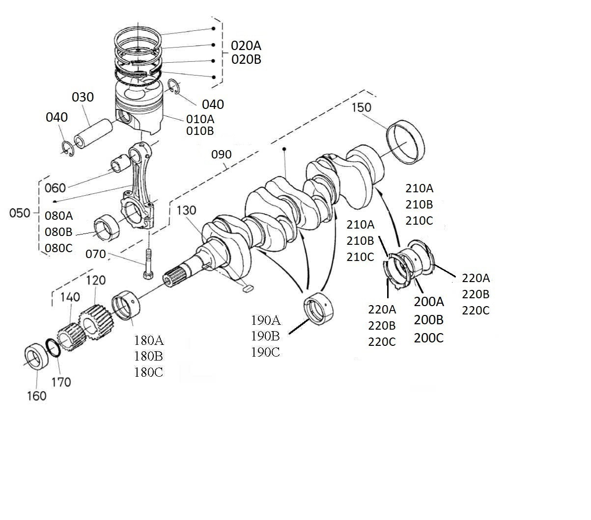 Piston And Crankshaft